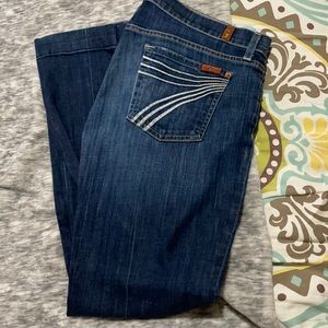 7 For all Mankind Dark wash dojo jeans